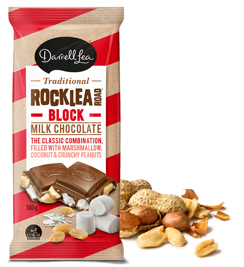 rocklea road milk chocolate with peanut pieces