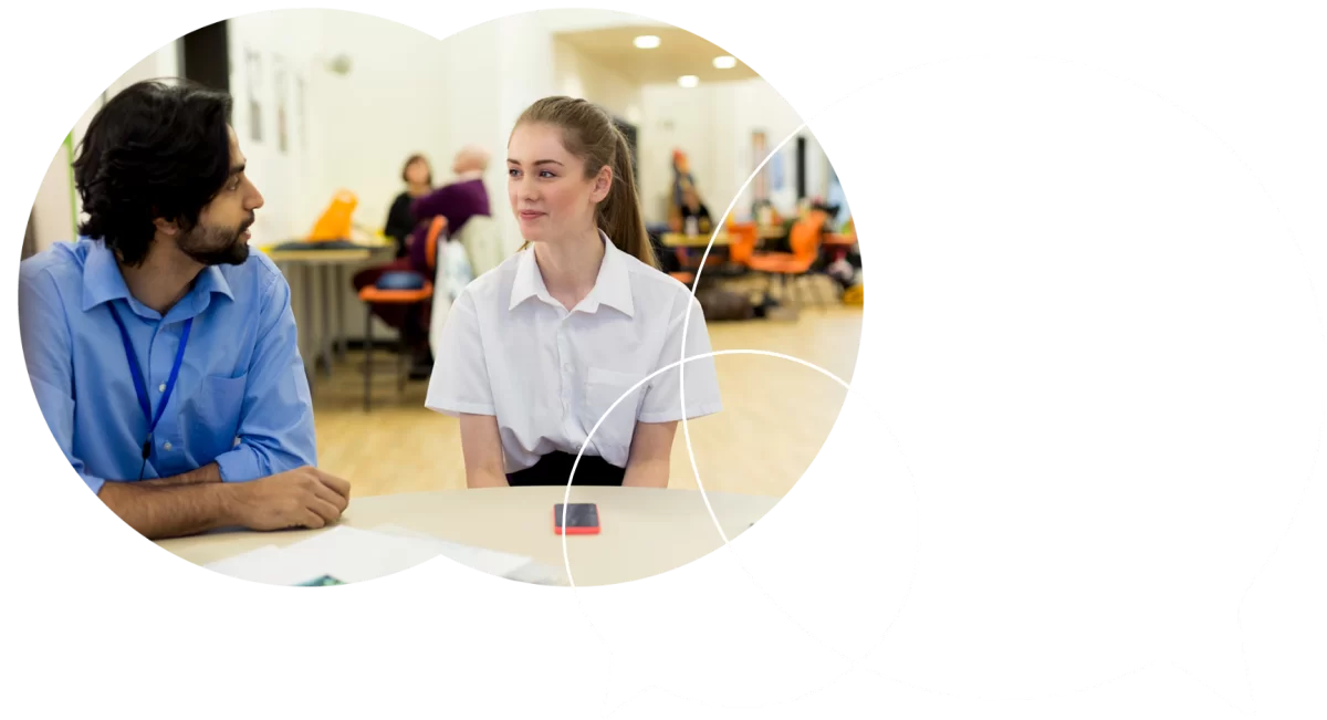Students talking